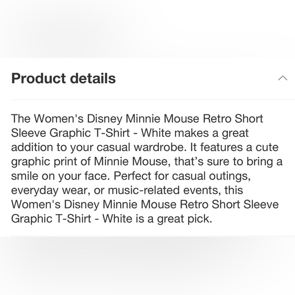 Minnie Mouse Retro Tee Shirt - Picture 5 of 6